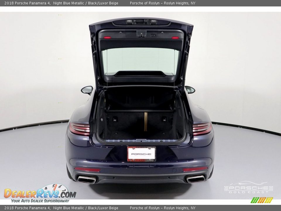 2018 Porsche Panamera 4 Night Blue Metallic / Black/Luxor Beige Photo #5