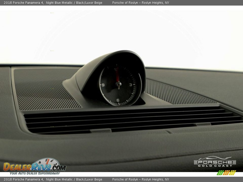 2018 Porsche Panamera 4 Night Blue Metallic / Black/Luxor Beige Photo #23