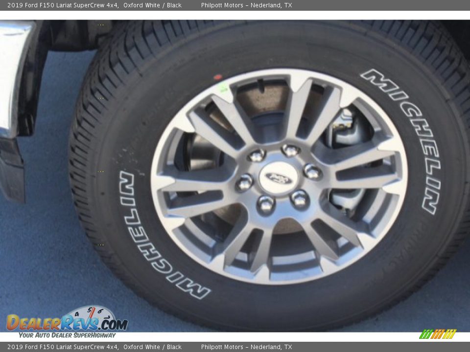 2019 Ford F150 Lariat SuperCrew 4x4 Oxford White / Black Photo #5