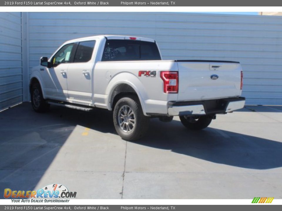 2019 Ford F150 Lariat SuperCrew 4x4 Oxford White / Black Photo #6