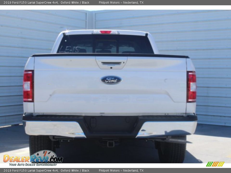 2019 Ford F150 Lariat SuperCrew 4x4 Oxford White / Black Photo #7