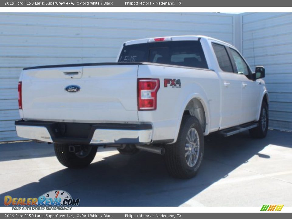 2019 Ford F150 Lariat SuperCrew 4x4 Oxford White / Black Photo #8