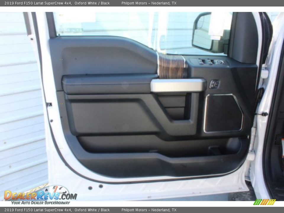 2019 Ford F150 Lariat SuperCrew 4x4 Oxford White / Black Photo #9