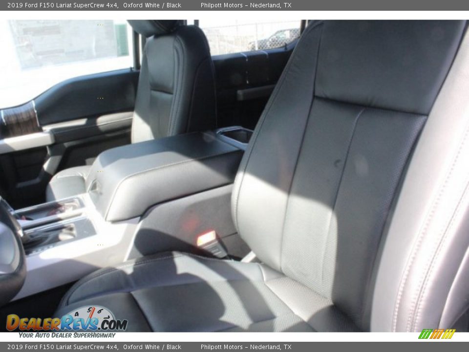 2019 Ford F150 Lariat SuperCrew 4x4 Oxford White / Black Photo #10