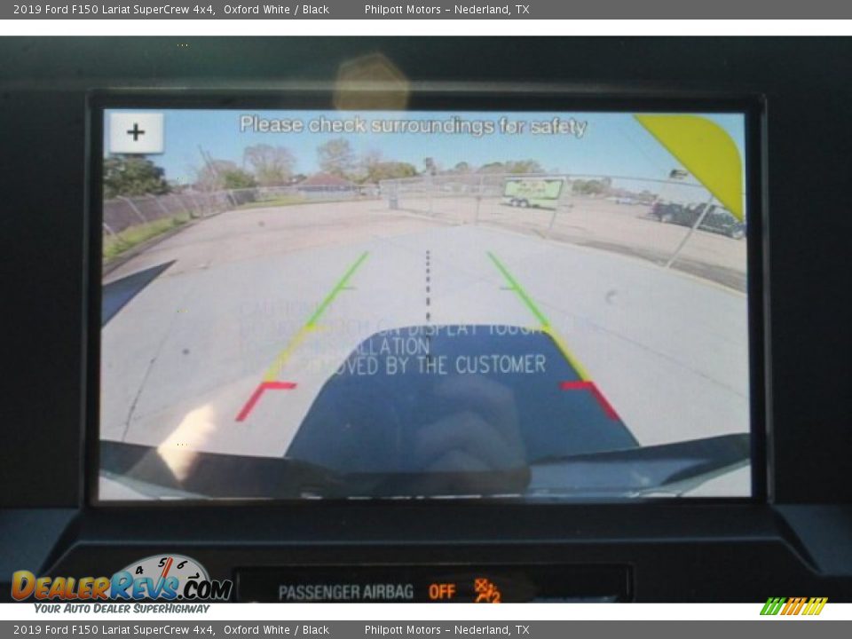 2019 Ford F150 Lariat SuperCrew 4x4 Oxford White / Black Photo #12