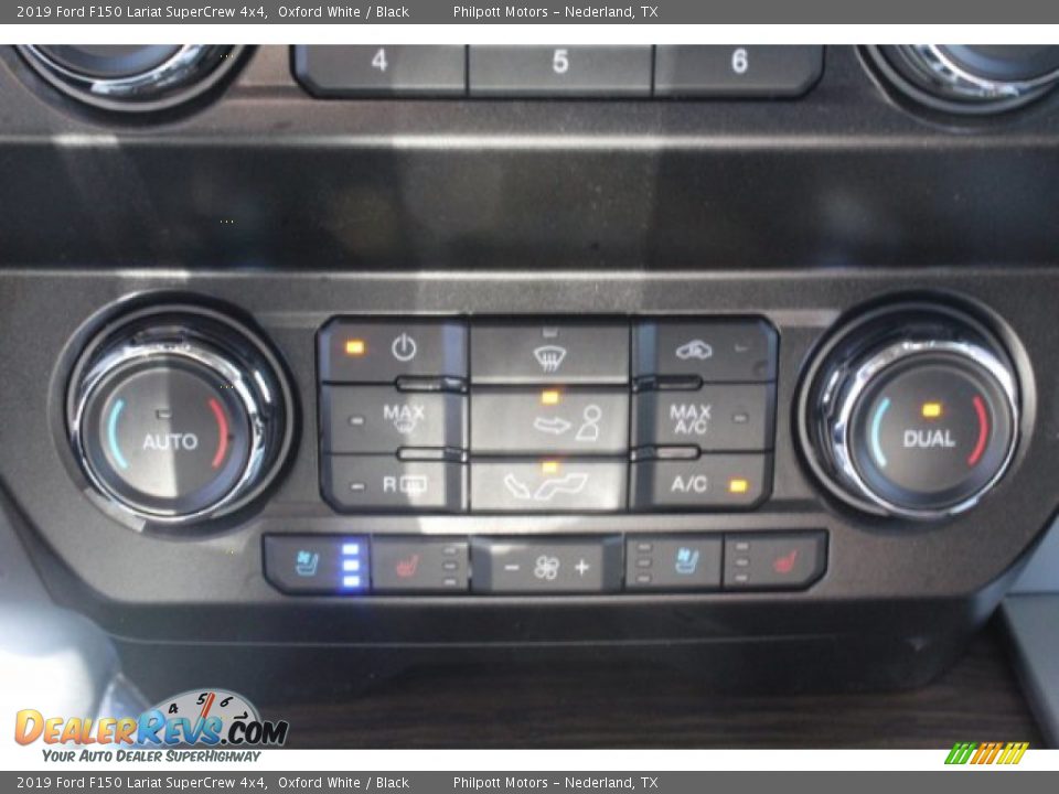 2019 Ford F150 Lariat SuperCrew 4x4 Oxford White / Black Photo #13
