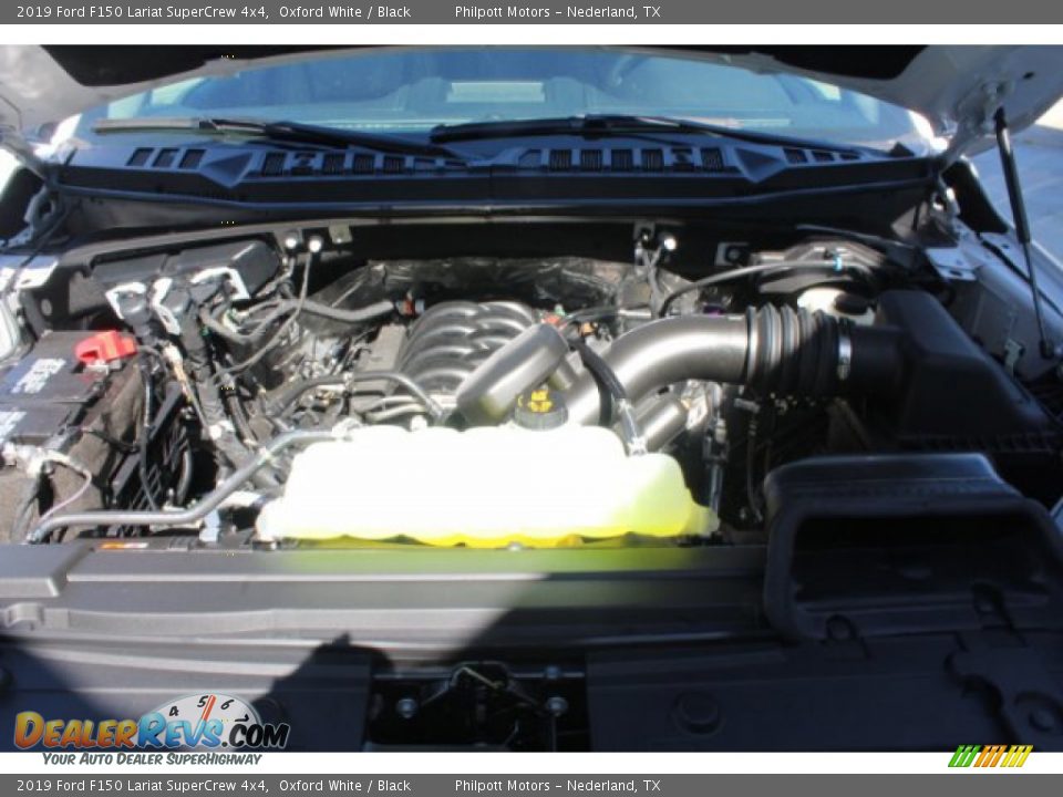 2019 Ford F150 Lariat SuperCrew 4x4 Oxford White / Black Photo #22