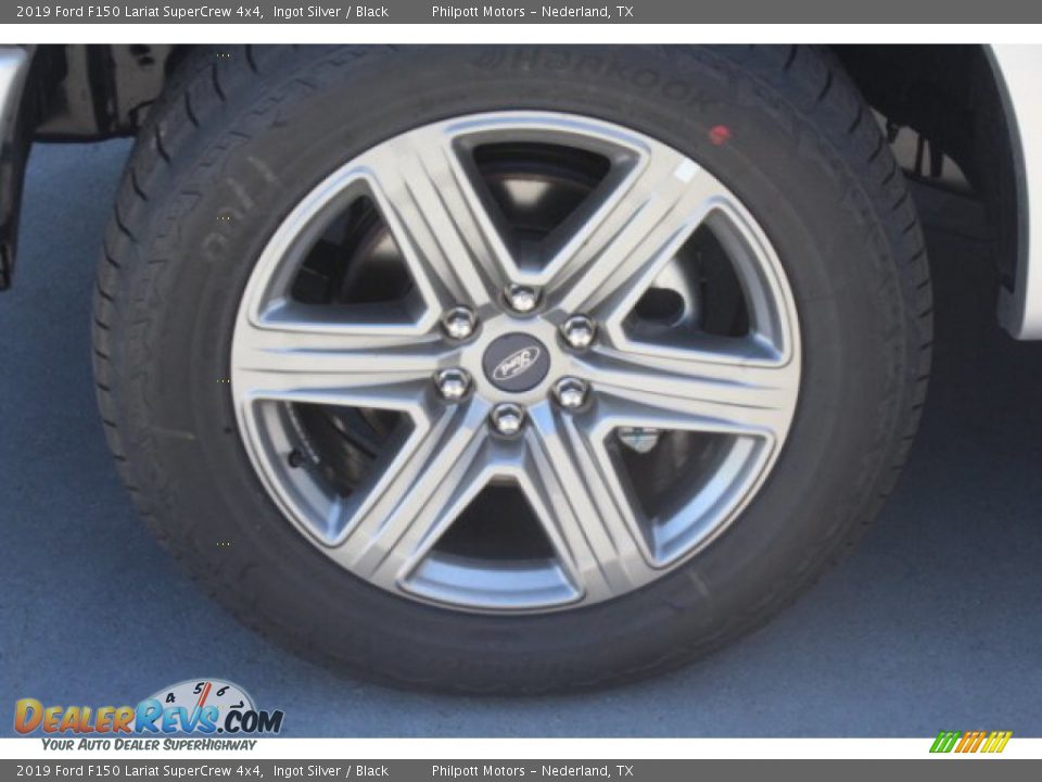 2019 Ford F150 Lariat SuperCrew 4x4 Ingot Silver / Black Photo #5