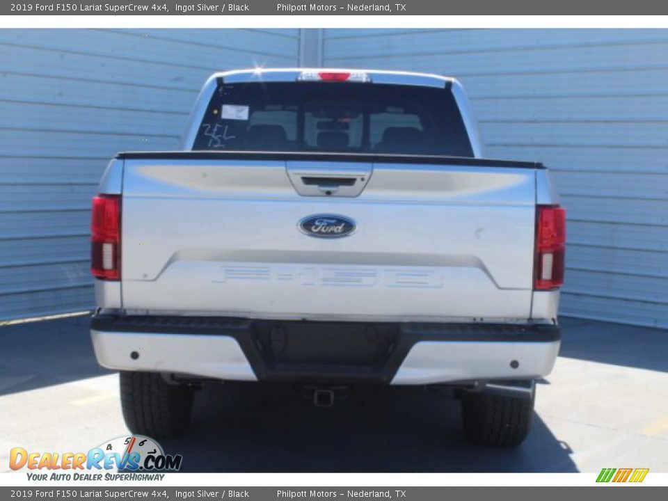 2019 Ford F150 Lariat SuperCrew 4x4 Ingot Silver / Black Photo #7