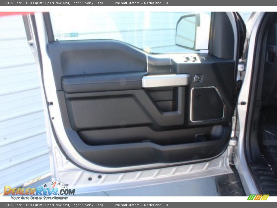 2019 Ford F150 Lariat SuperCrew 4x4 Ingot Silver / Black Photo #9