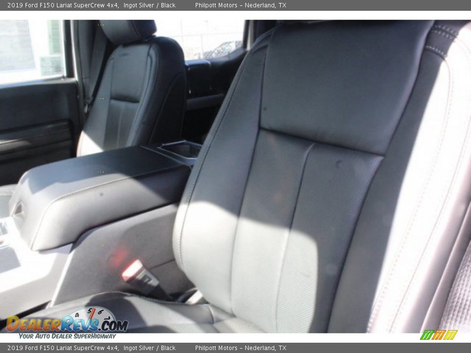 2019 Ford F150 Lariat SuperCrew 4x4 Ingot Silver / Black Photo #10