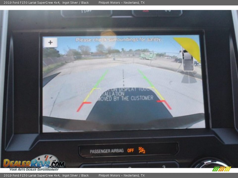 2019 Ford F150 Lariat SuperCrew 4x4 Ingot Silver / Black Photo #12