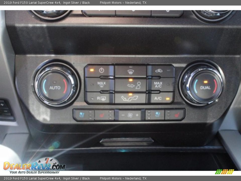 2019 Ford F150 Lariat SuperCrew 4x4 Ingot Silver / Black Photo #13