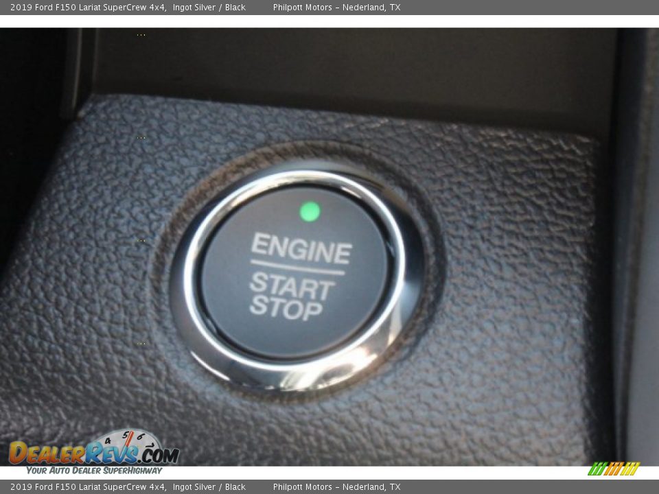 2019 Ford F150 Lariat SuperCrew 4x4 Ingot Silver / Black Photo #14