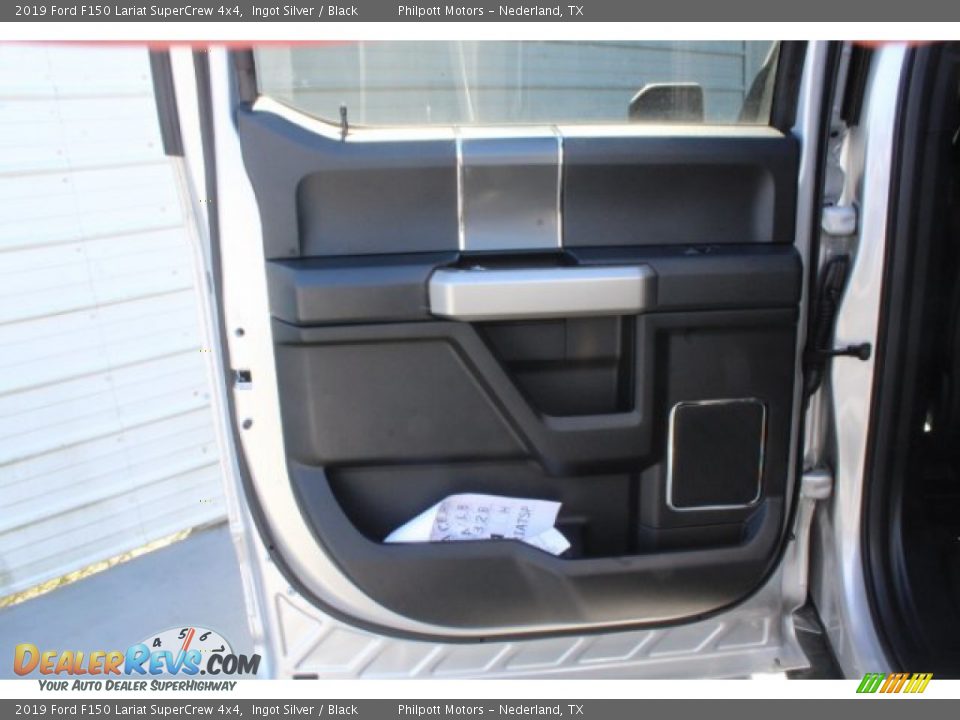 2019 Ford F150 Lariat SuperCrew 4x4 Ingot Silver / Black Photo #17