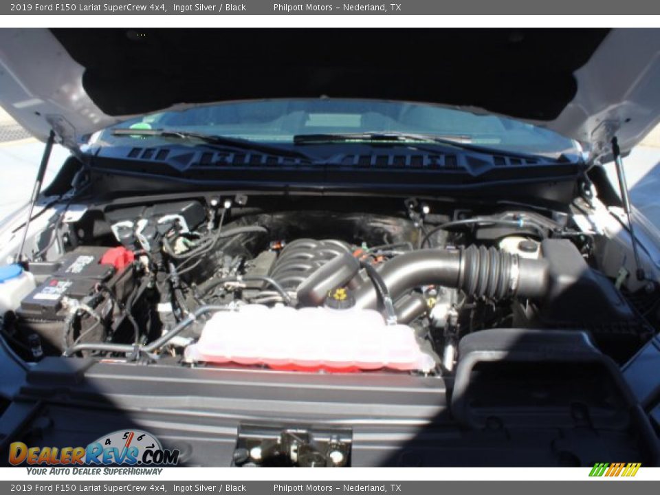 2019 Ford F150 Lariat SuperCrew 4x4 Ingot Silver / Black Photo #22