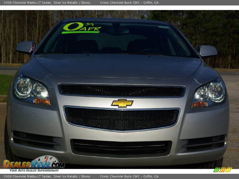 2009 Chevrolet Malibu LT Sedan Silver Ice Metallic / Ebony Photo #3