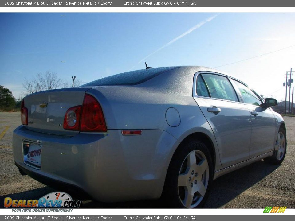 2009 Chevrolet Malibu LT Sedan Silver Ice Metallic / Ebony Photo #6