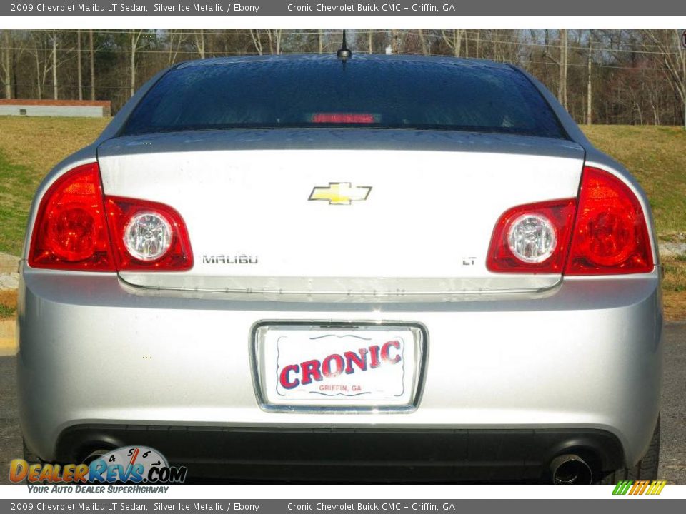 2009 Chevrolet Malibu LT Sedan Silver Ice Metallic / Ebony Photo #7