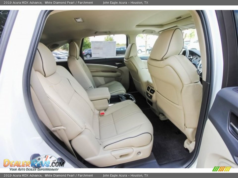 2019 Acura MDX Advance White Diamond Pearl / Parchment Photo #30