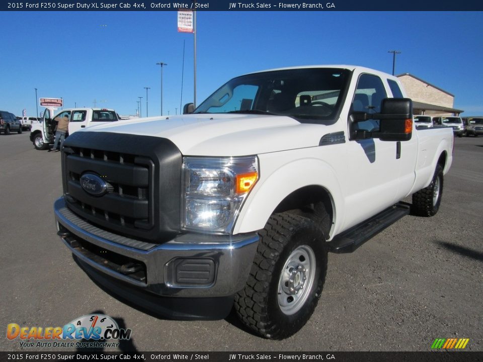 2015 Ford F250 Super Duty XL Super Cab 4x4 Oxford White / Steel Photo #1