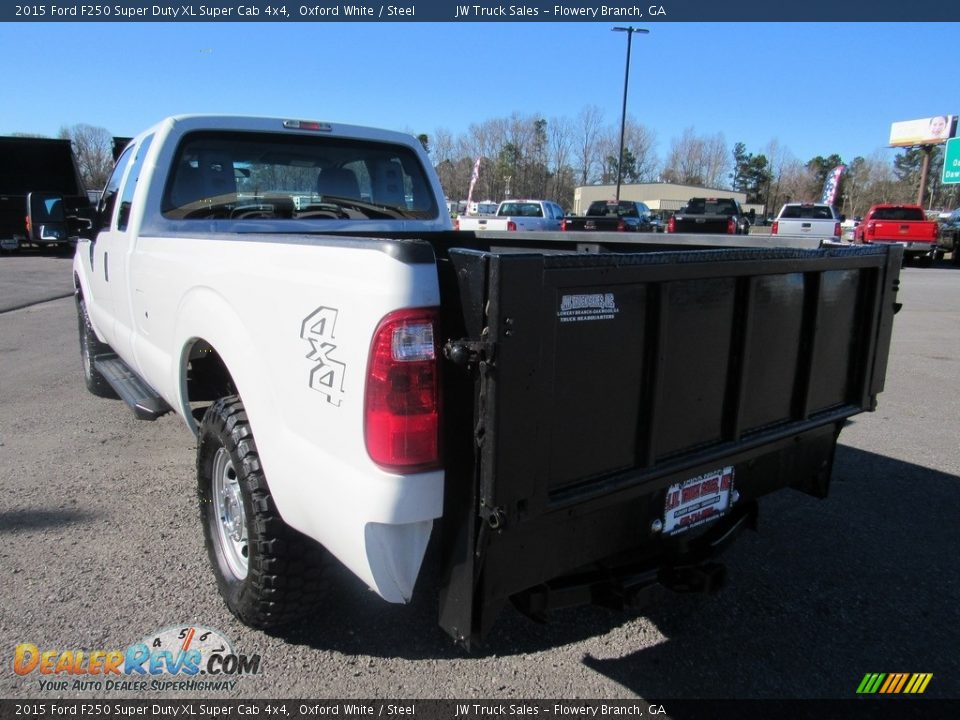 2015 Ford F250 Super Duty XL Super Cab 4x4 Oxford White / Steel Photo #3
