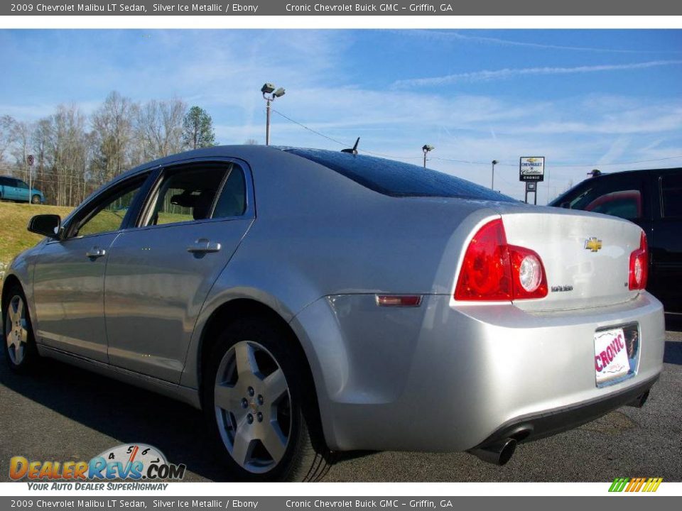 2009 Chevrolet Malibu LT Sedan Silver Ice Metallic / Ebony Photo #8