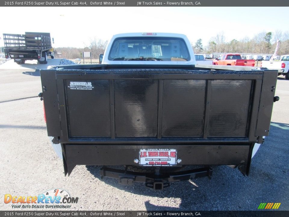 2015 Ford F250 Super Duty XL Super Cab 4x4 Oxford White / Steel Photo #4