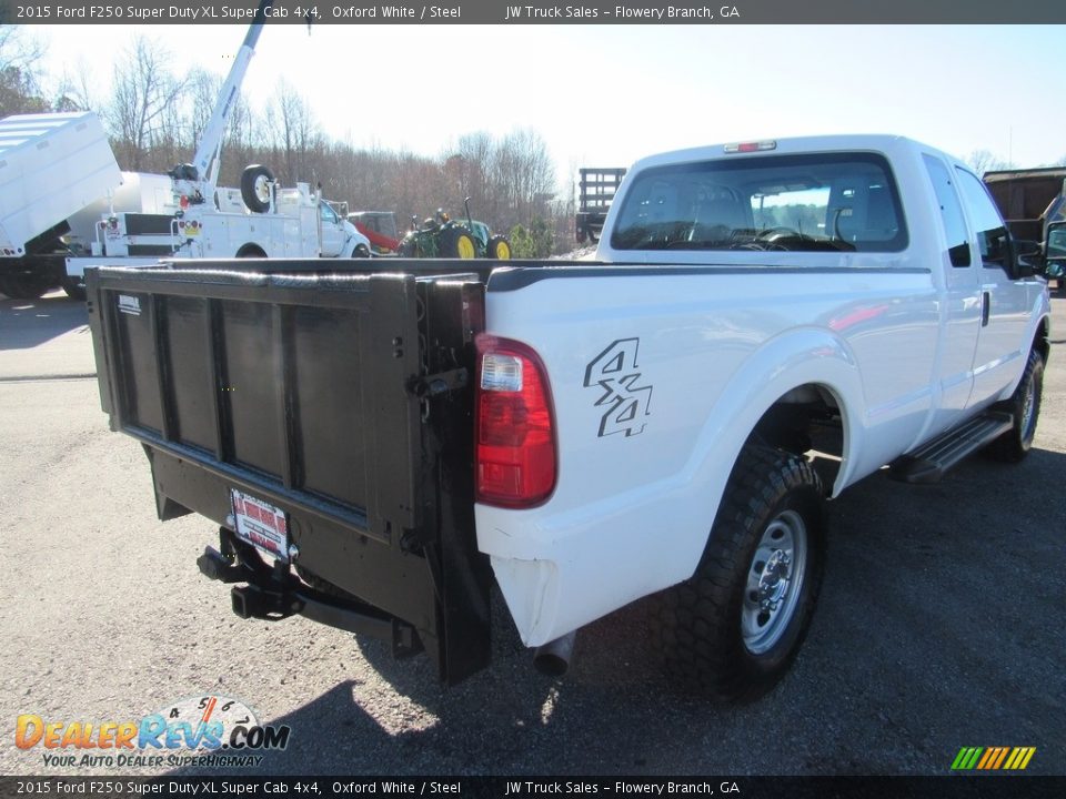 2015 Ford F250 Super Duty XL Super Cab 4x4 Oxford White / Steel Photo #5
