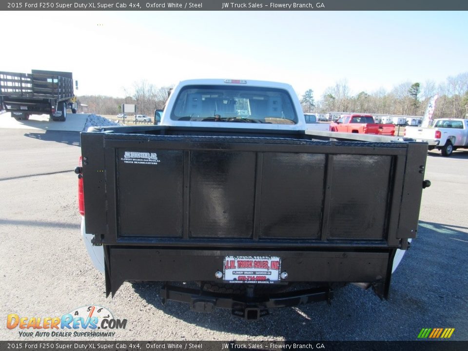 2015 Ford F250 Super Duty XL Super Cab 4x4 Oxford White / Steel Photo #9