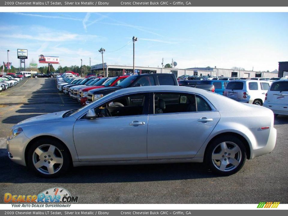 2009 Chevrolet Malibu LT Sedan Silver Ice Metallic / Ebony Photo #9