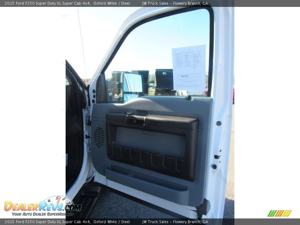2015 Ford F250 Super Duty XL Super Cab 4x4 Oxford White / Steel Photo #26