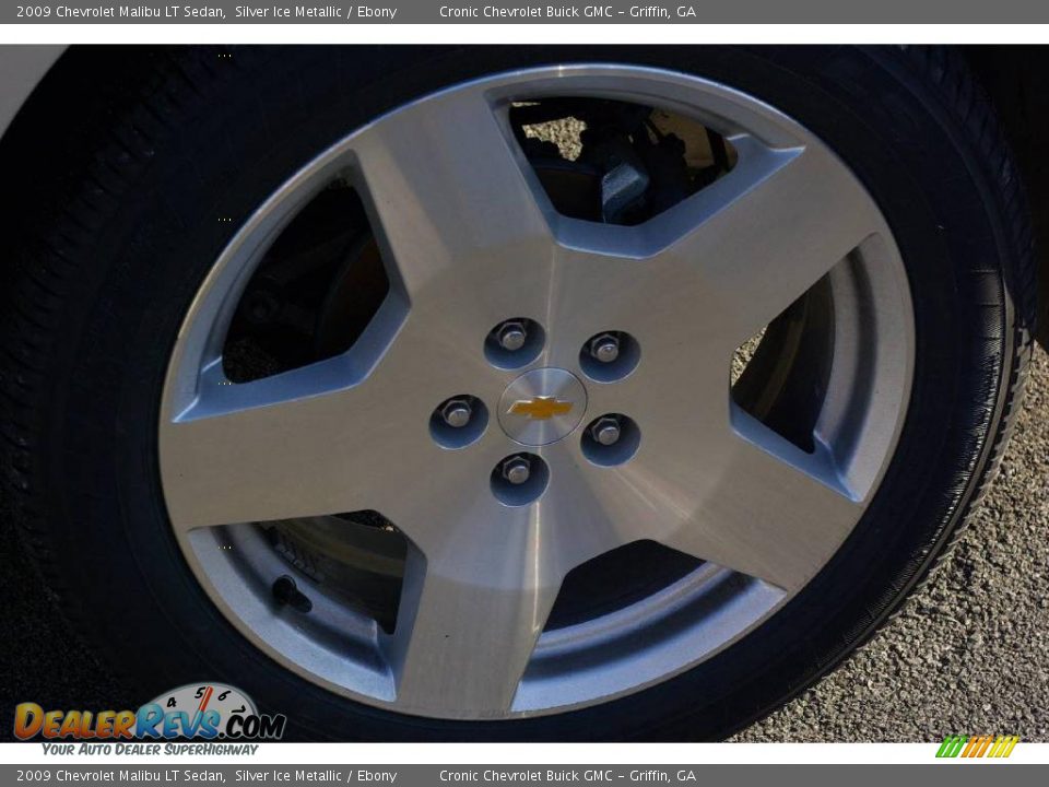2009 Chevrolet Malibu LT Sedan Silver Ice Metallic / Ebony Photo #10