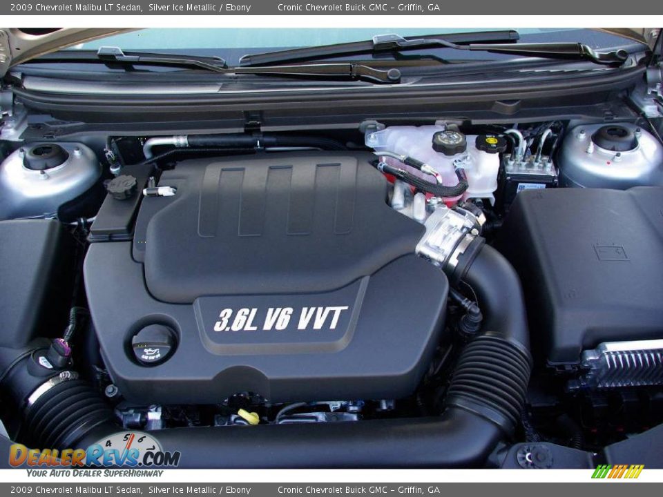 2009 Chevrolet Malibu LT Sedan Silver Ice Metallic / Ebony Photo #11