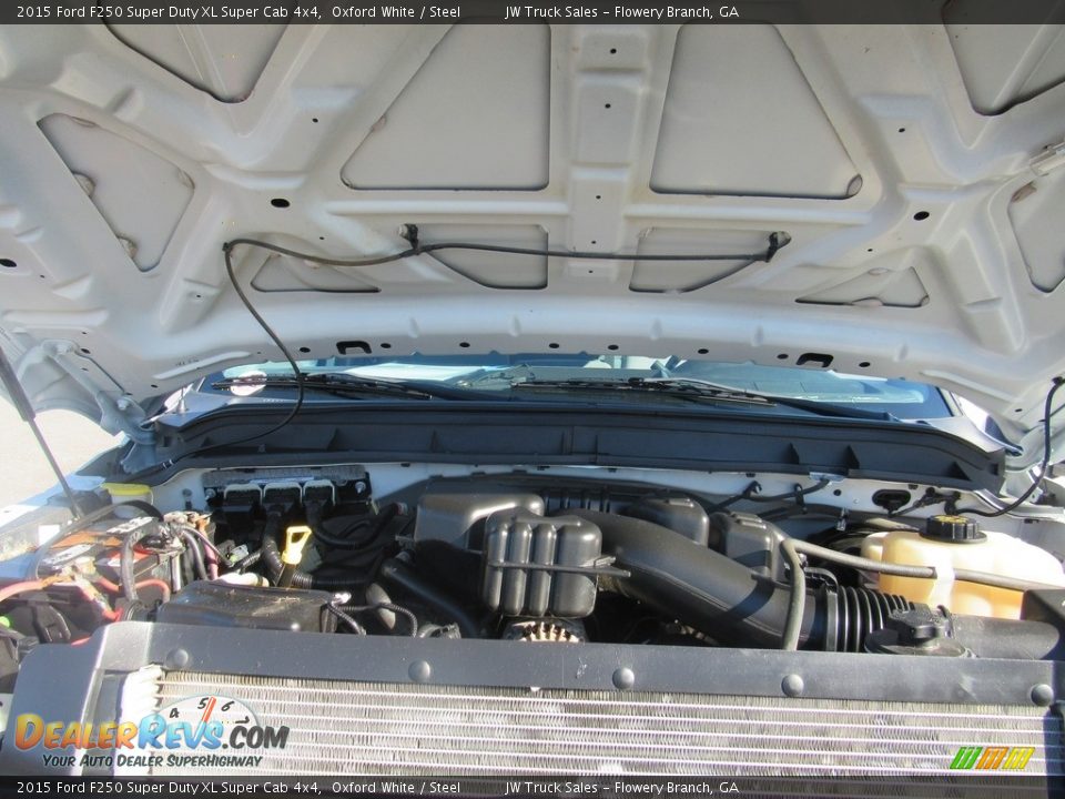 2015 Ford F250 Super Duty XL Super Cab 4x4 Oxford White / Steel Photo #34