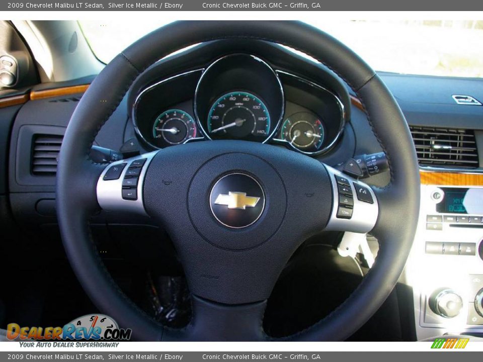 2009 Chevrolet Malibu LT Sedan Silver Ice Metallic / Ebony Photo #18