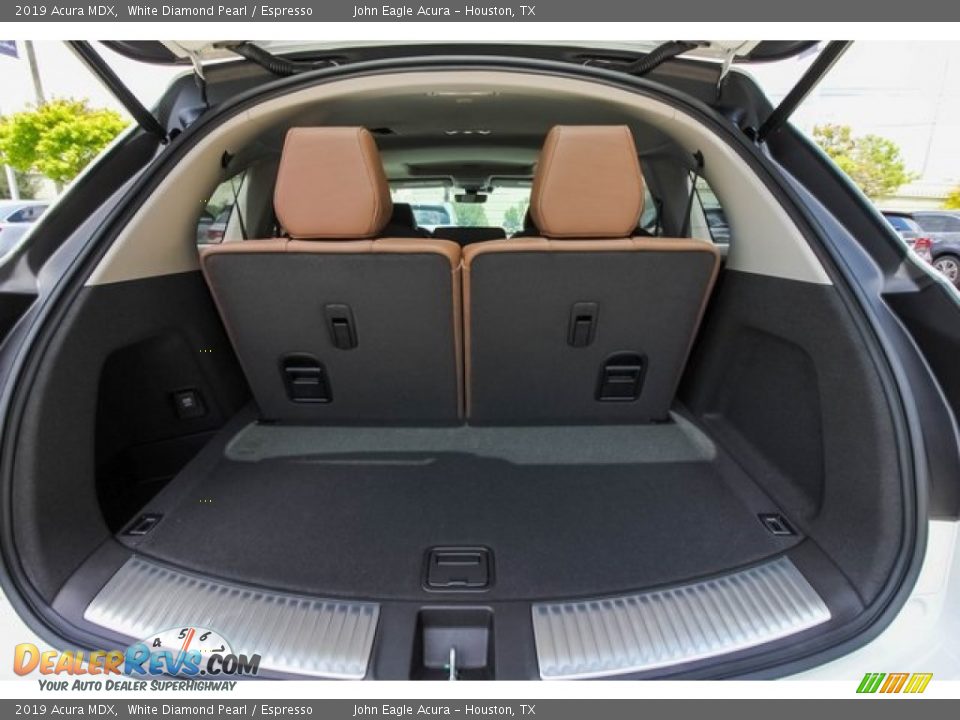2019 Acura MDX White Diamond Pearl / Espresso Photo #20