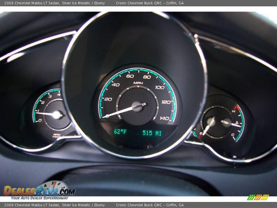 2009 Chevrolet Malibu LT Sedan Silver Ice Metallic / Ebony Photo #19