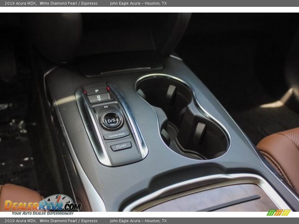 2019 Acura MDX White Diamond Pearl / Espresso Photo #33