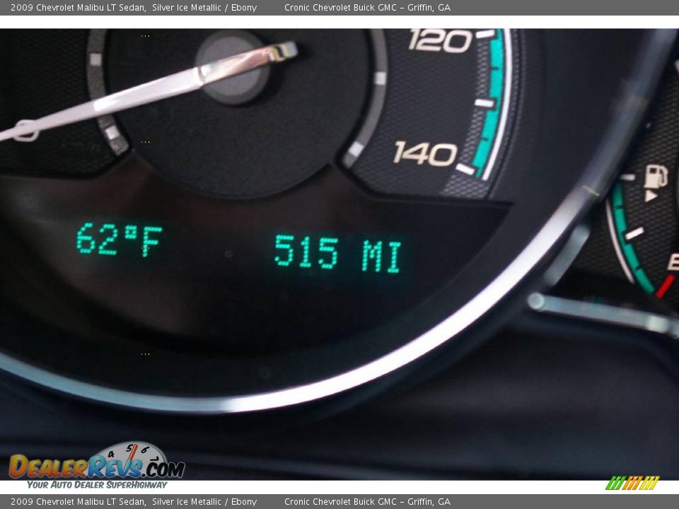2009 Chevrolet Malibu LT Sedan Silver Ice Metallic / Ebony Photo #20