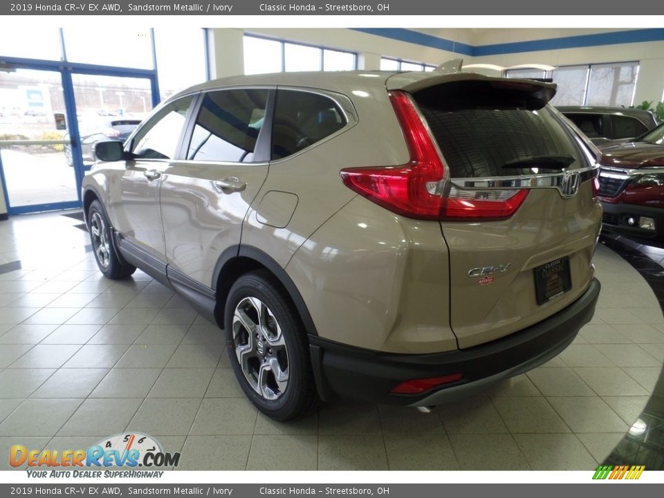 2019 Honda CR-V EX AWD Sandstorm Metallic / Ivory Photo #2