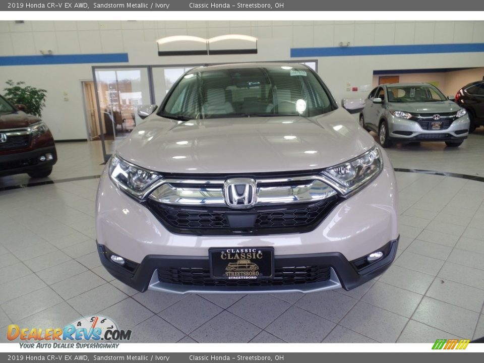 2019 Honda CR-V EX AWD Sandstorm Metallic / Ivory Photo #3