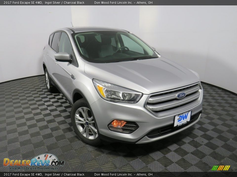 2017 Ford Escape SE 4WD Ingot Silver / Charcoal Black Photo #5