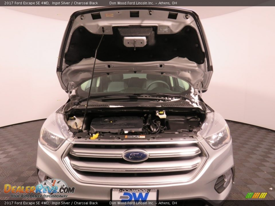 2017 Ford Escape SE 4WD Ingot Silver / Charcoal Black Photo #7