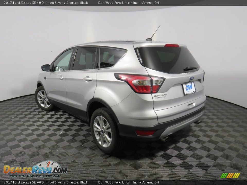 2017 Ford Escape SE 4WD Ingot Silver / Charcoal Black Photo #12