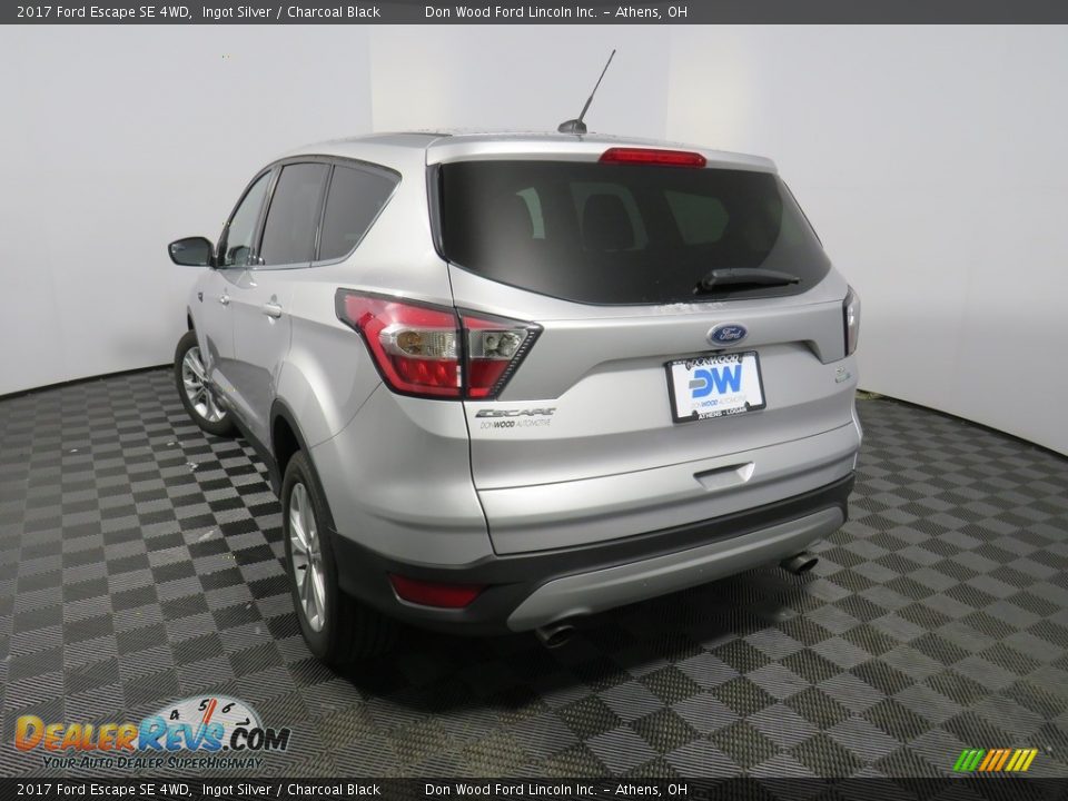 2017 Ford Escape SE 4WD Ingot Silver / Charcoal Black Photo #13