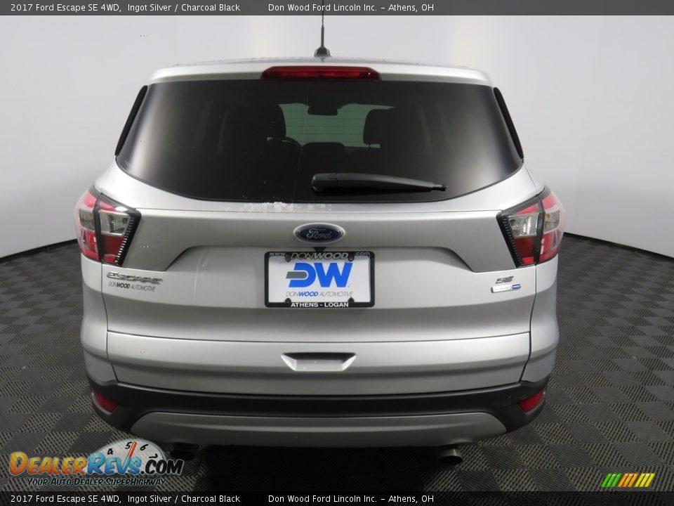 2017 Ford Escape SE 4WD Ingot Silver / Charcoal Black Photo #14