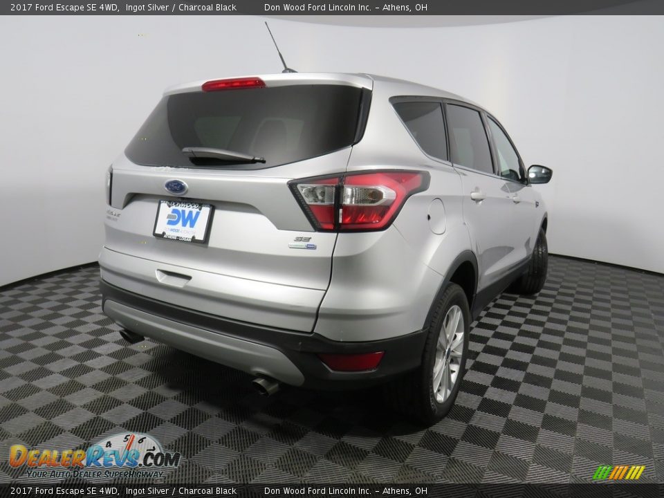 2017 Ford Escape SE 4WD Ingot Silver / Charcoal Black Photo #18