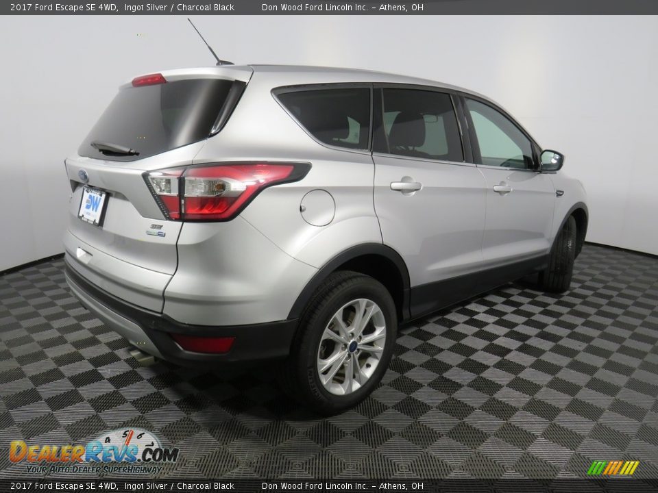2017 Ford Escape SE 4WD Ingot Silver / Charcoal Black Photo #19