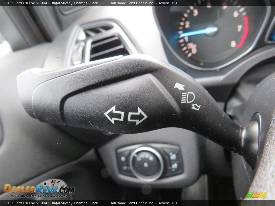 2017 Ford Escape SE 4WD Ingot Silver / Charcoal Black Photo #23